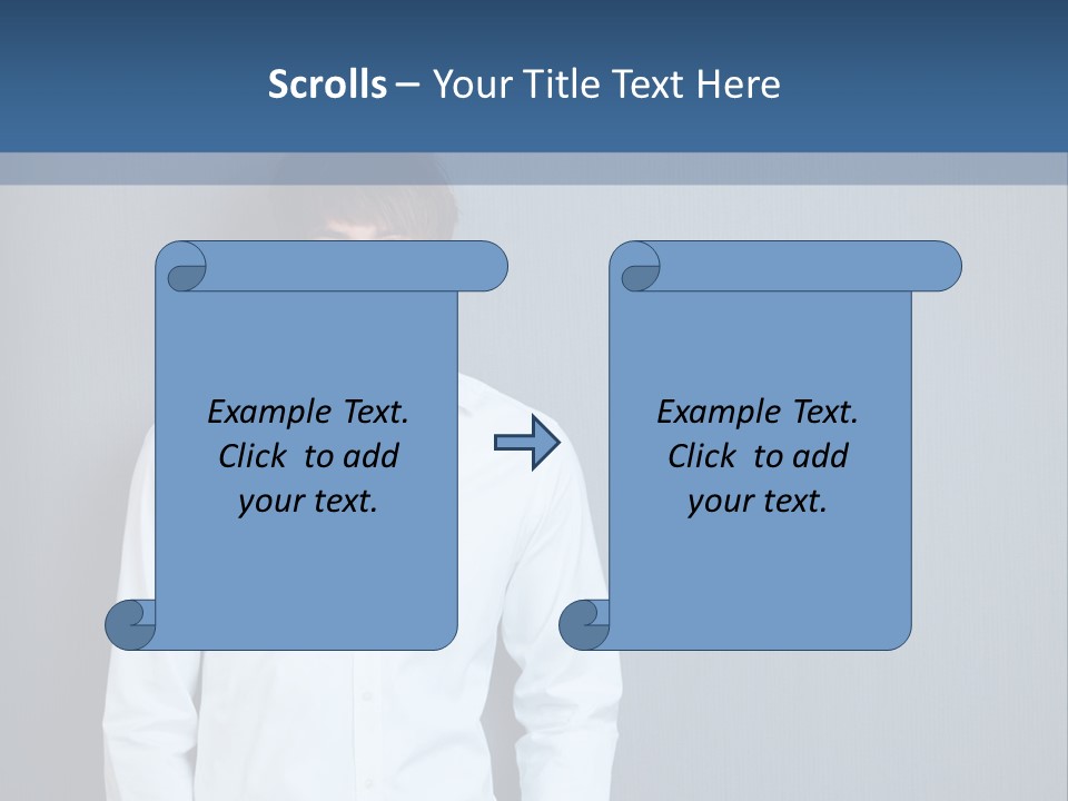Young Background Isolated PowerPoint Template