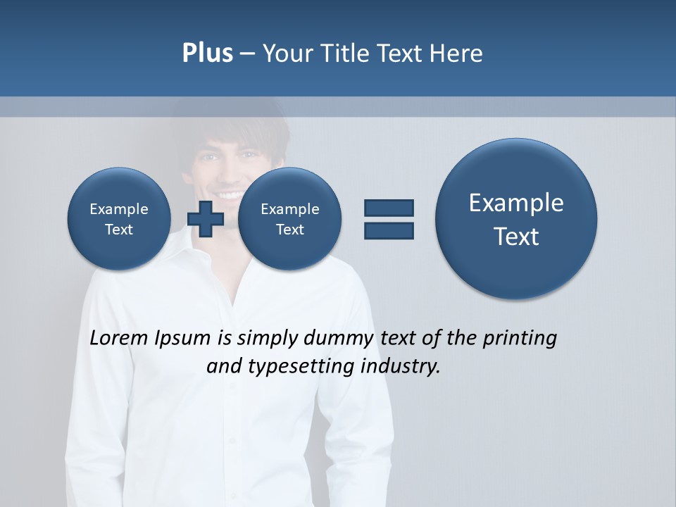 Young Background Isolated PowerPoint Template
