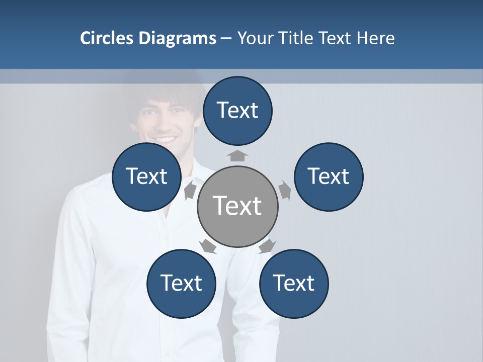 Young Background Isolated PowerPoint Template