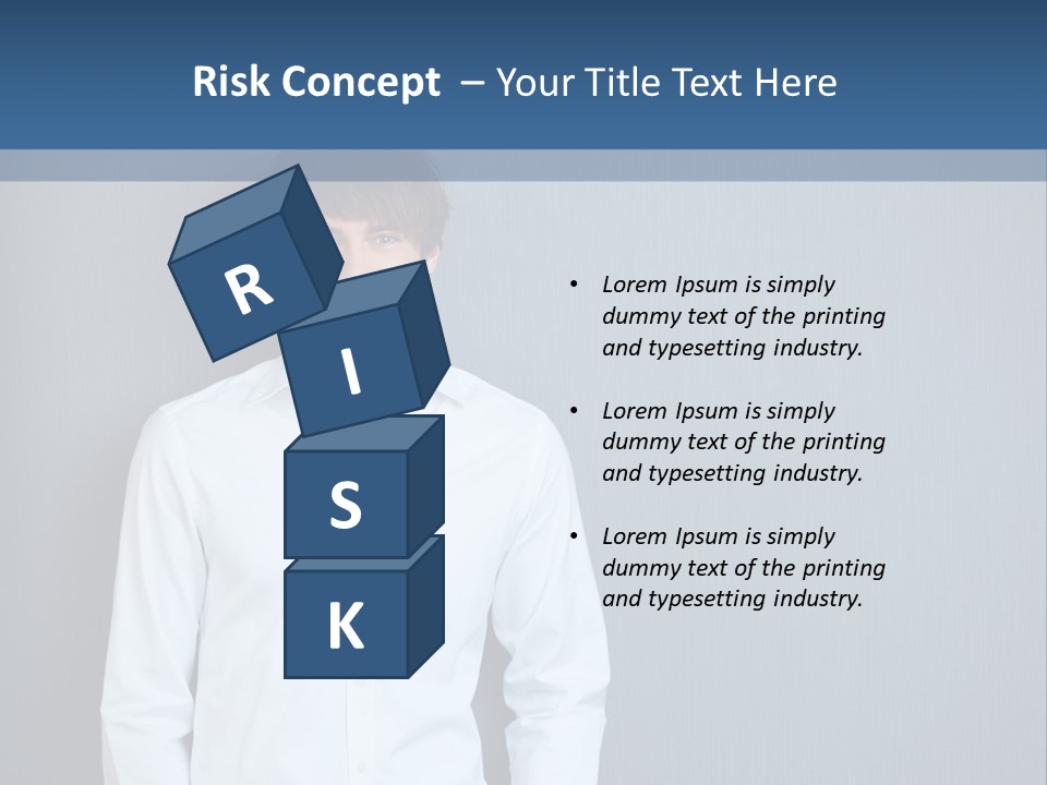 Young Background Isolated PowerPoint Template