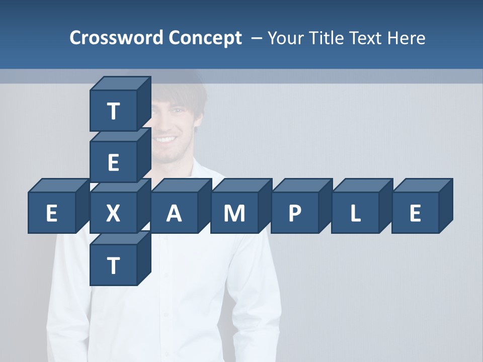 Young Background Isolated PowerPoint Template