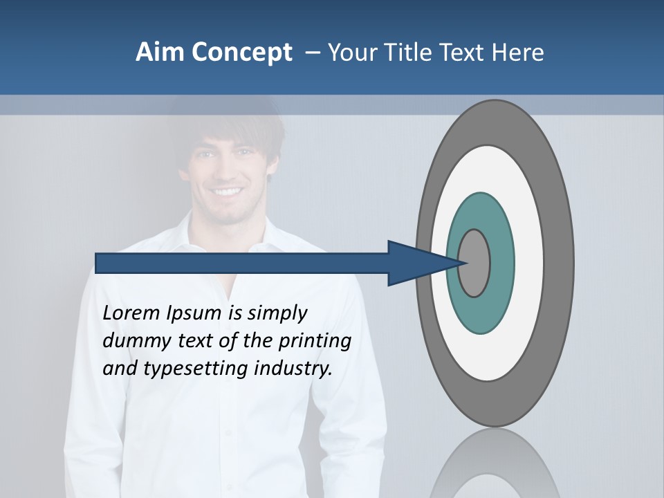 Young Background Isolated PowerPoint Template