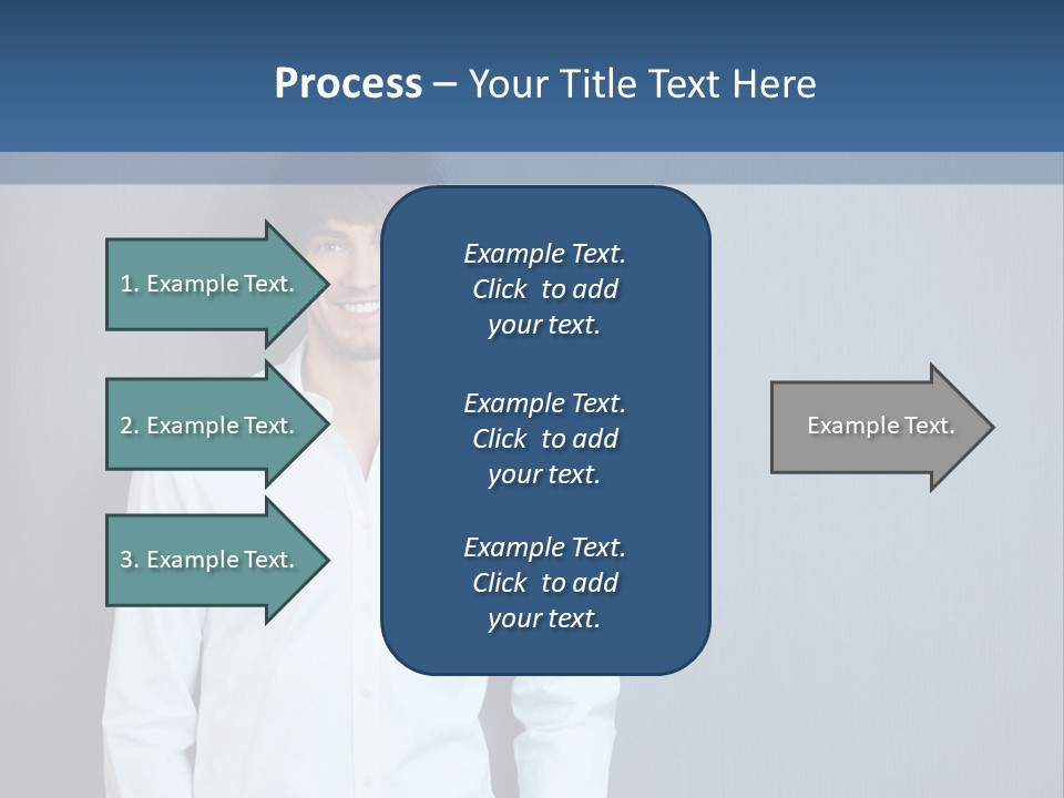 Young Background Isolated PowerPoint Template