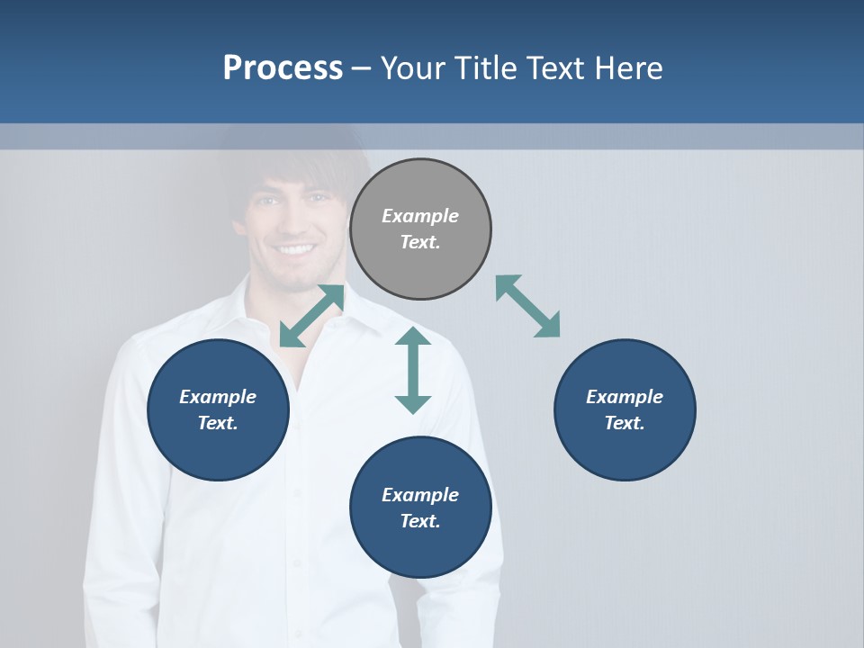 Young Background Isolated PowerPoint Template