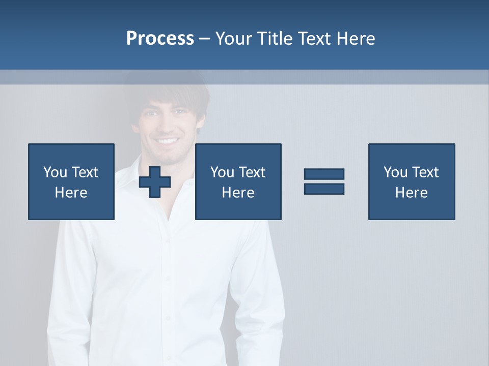 Young Background Isolated PowerPoint Template