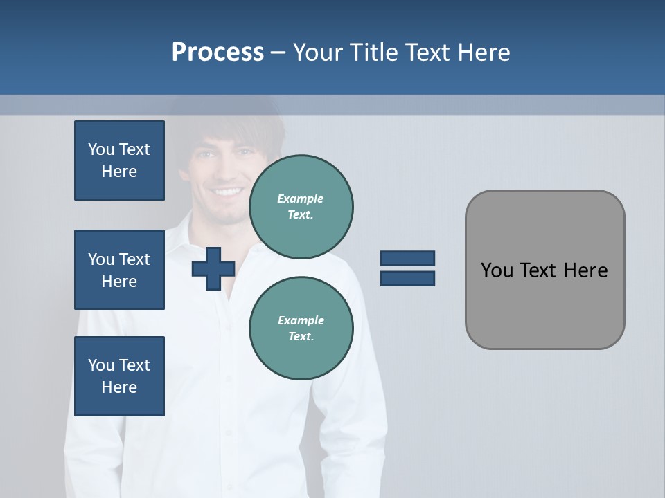 Young Background Isolated PowerPoint Template