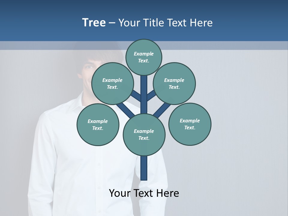 Young Background Isolated PowerPoint Template