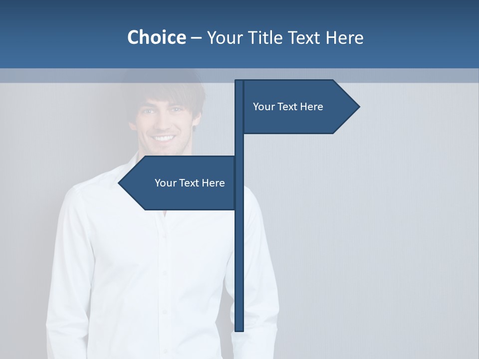 Young Background Isolated PowerPoint Template