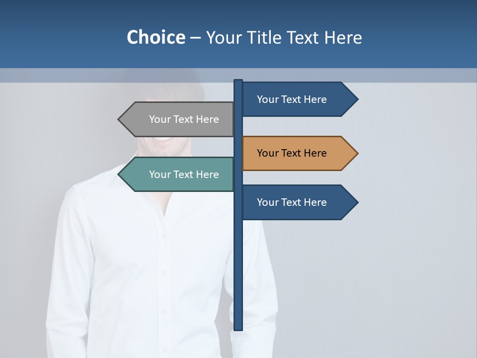 Young Background Isolated PowerPoint Template