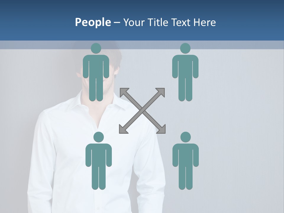 Young Background Isolated PowerPoint Template