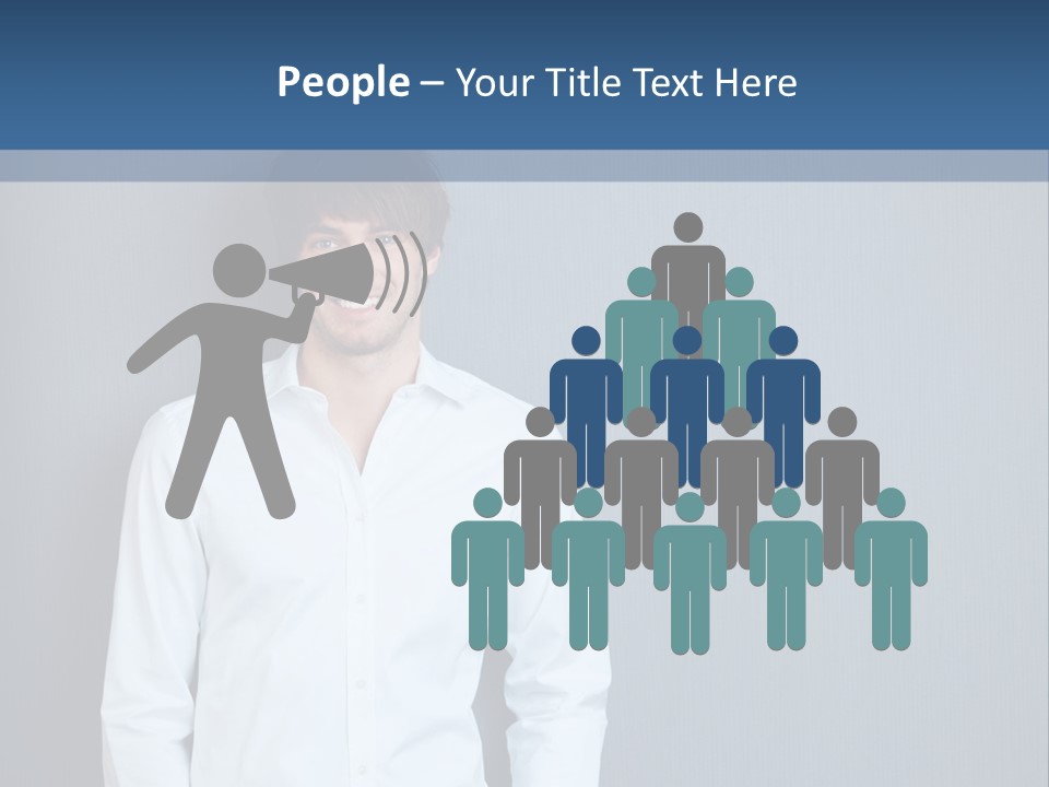 Young Background Isolated PowerPoint Template