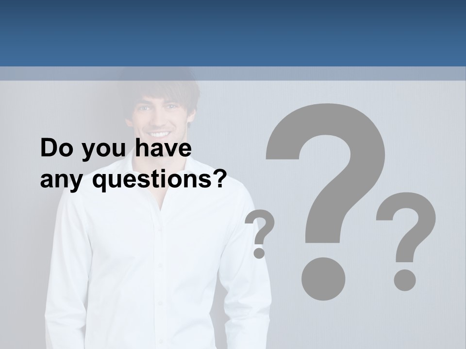 Young Background Isolated PowerPoint Template