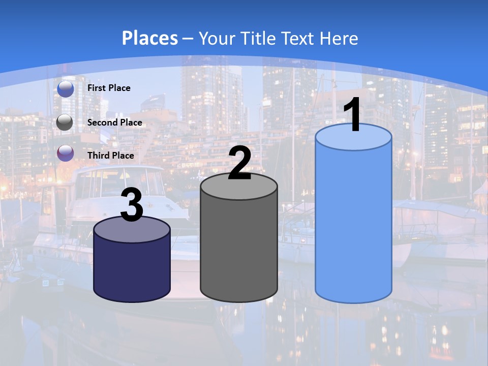 Downtown Falls Tower PowerPoint Template
