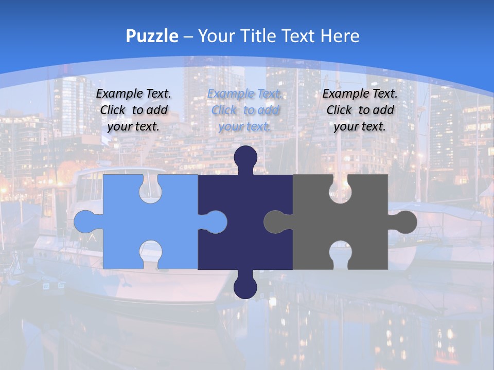 Downtown Falls Tower PowerPoint Template