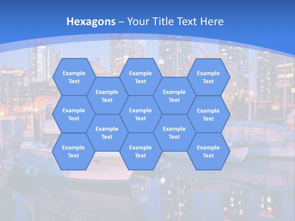 Downtown Falls Tower PowerPoint Template