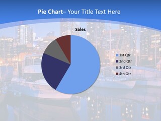 Downtown Falls Tower PowerPoint Template