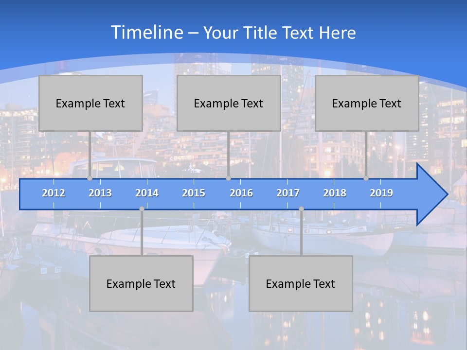 Downtown Falls Tower PowerPoint Template