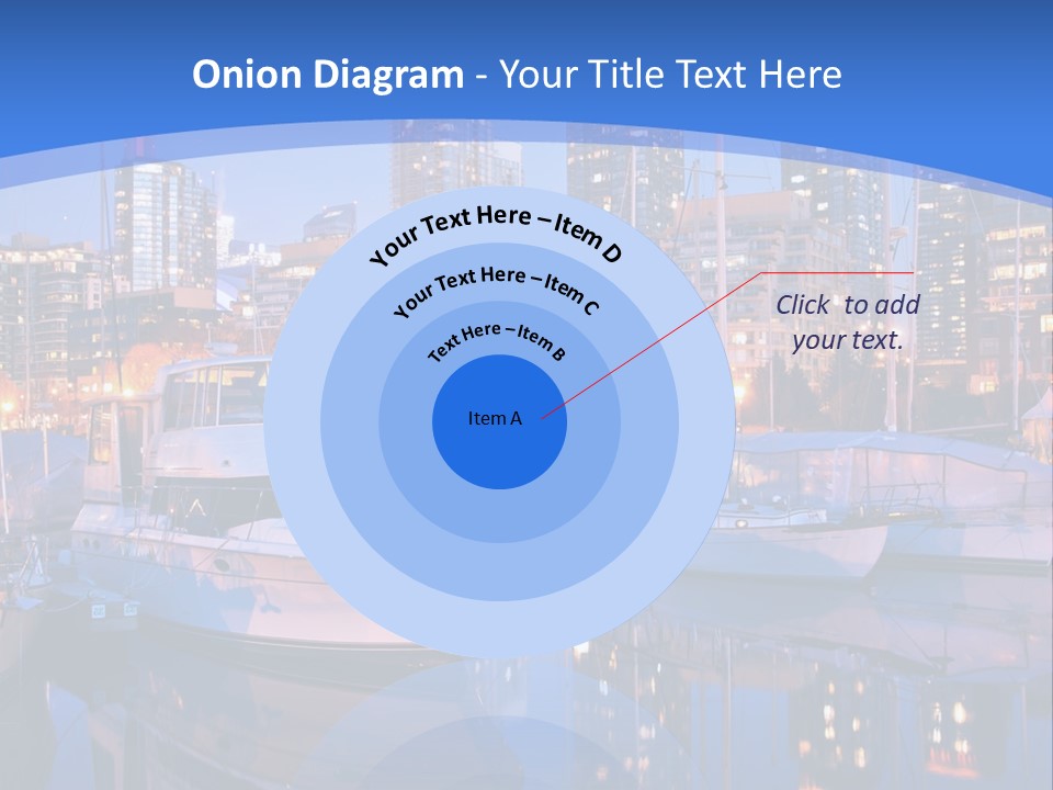 Downtown Falls Tower PowerPoint Template