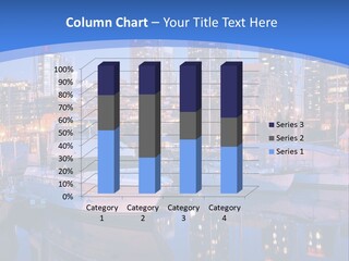 Downtown Falls Tower PowerPoint Template