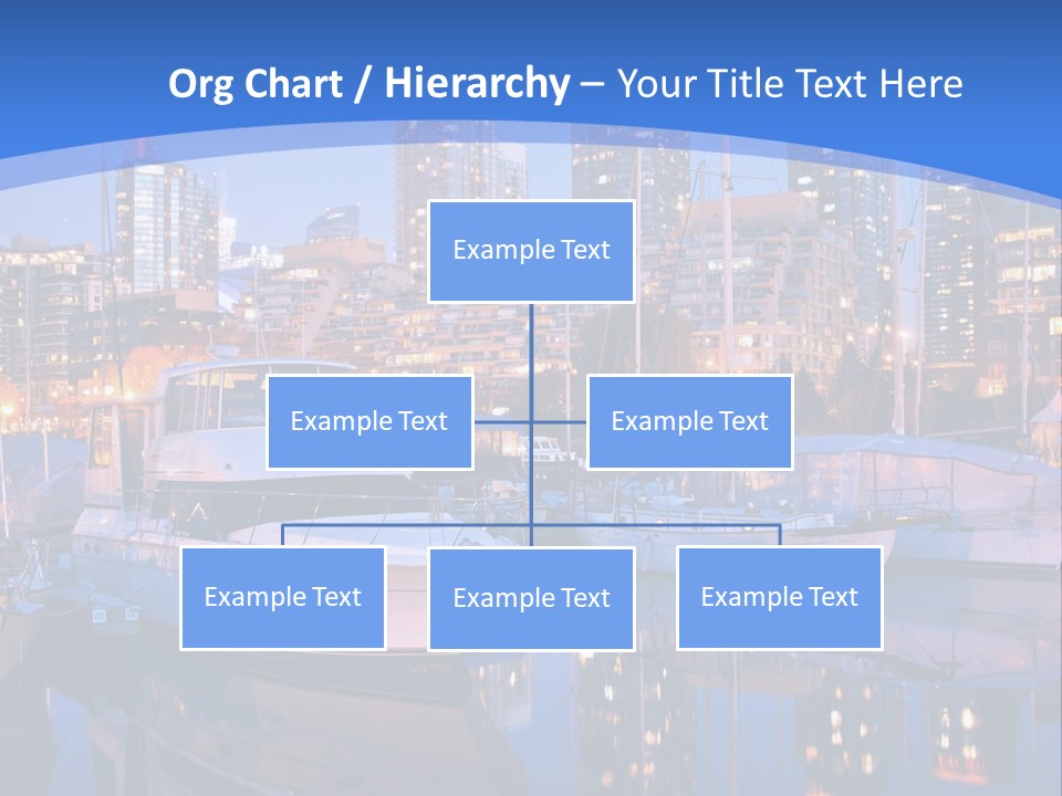 Downtown Falls Tower PowerPoint Template
