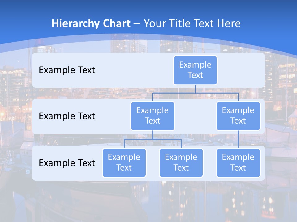 Downtown Falls Tower PowerPoint Template