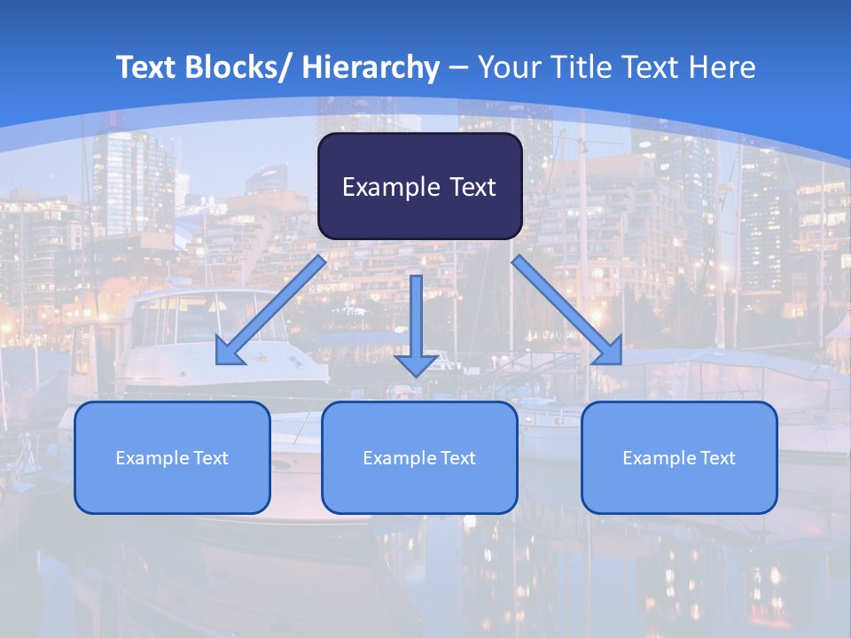 Downtown Falls Tower PowerPoint Template