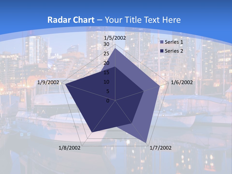Downtown Falls Tower PowerPoint Template