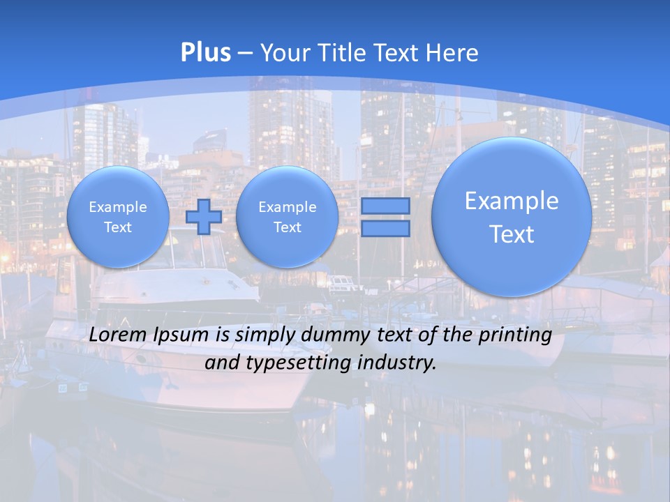 Downtown Falls Tower PowerPoint Template