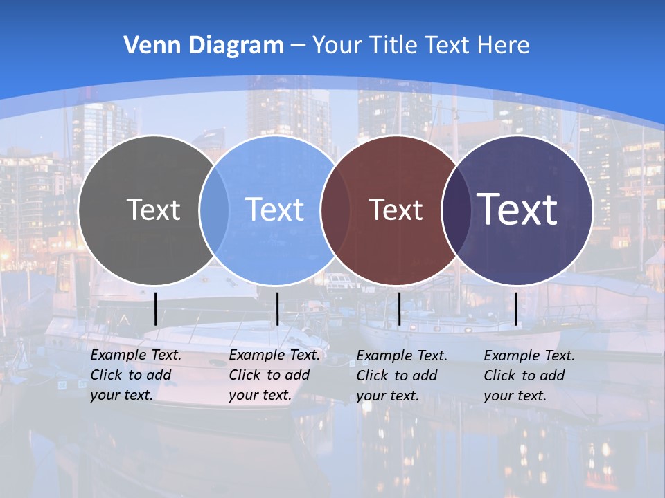 Downtown Falls Tower PowerPoint Template