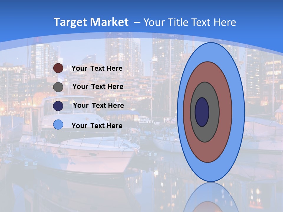 Downtown Falls Tower PowerPoint Template