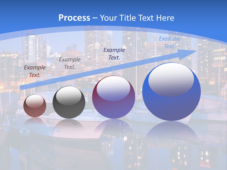 Downtown Falls Tower PowerPoint Template