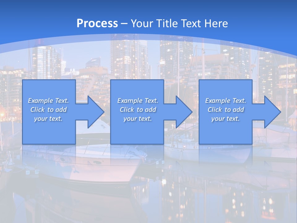 Downtown Falls Tower PowerPoint Template