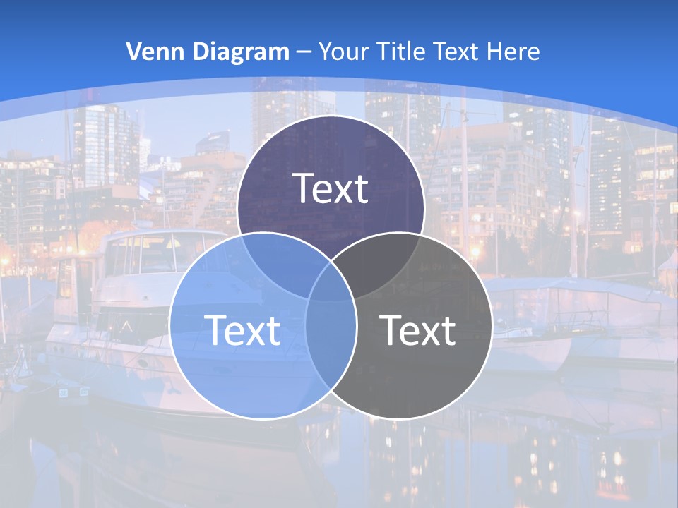 Downtown Falls Tower PowerPoint Template