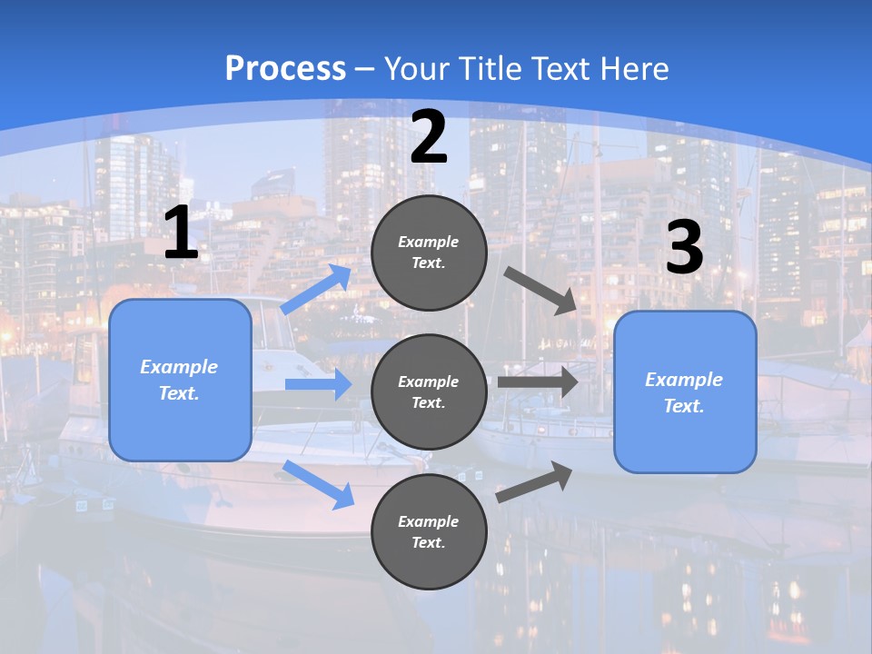 Downtown Falls Tower PowerPoint Template