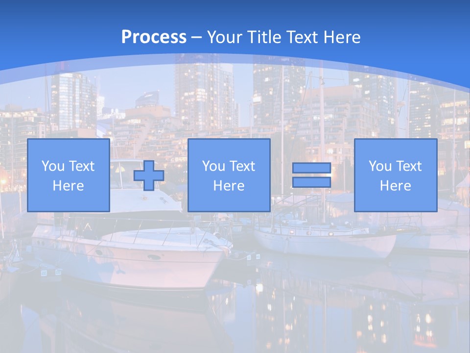 Downtown Falls Tower PowerPoint Template
