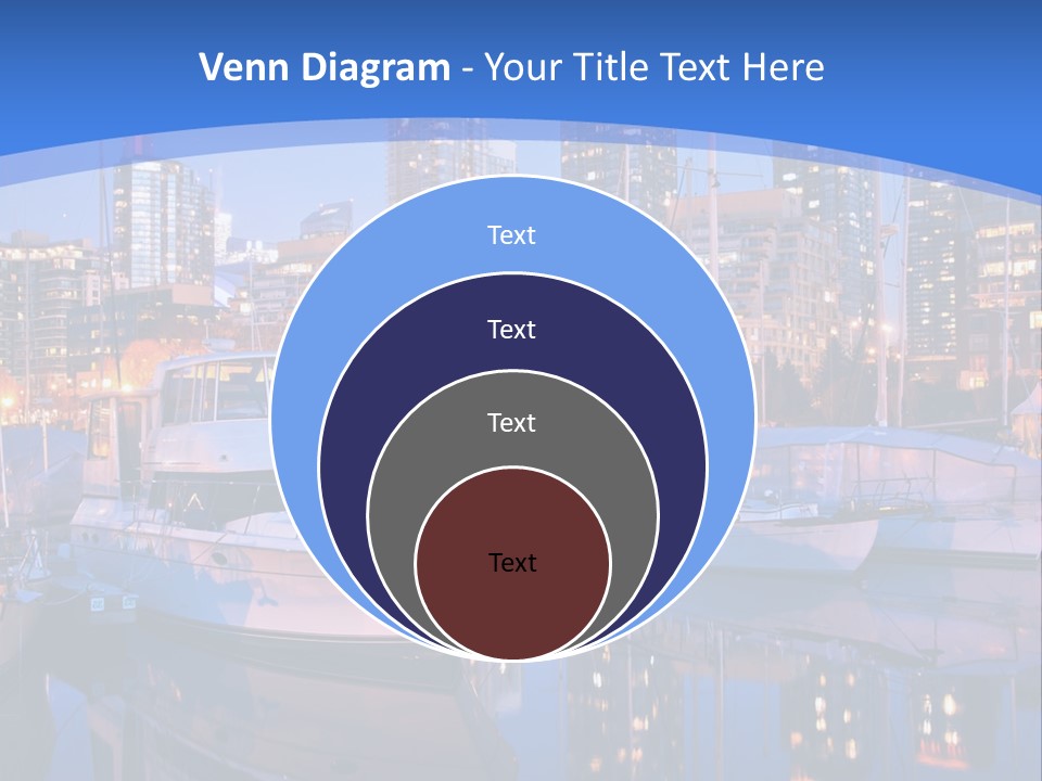 Downtown Falls Tower PowerPoint Template