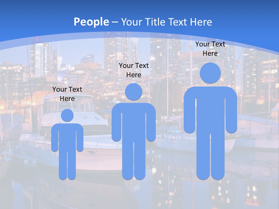 Downtown Falls Tower PowerPoint Template