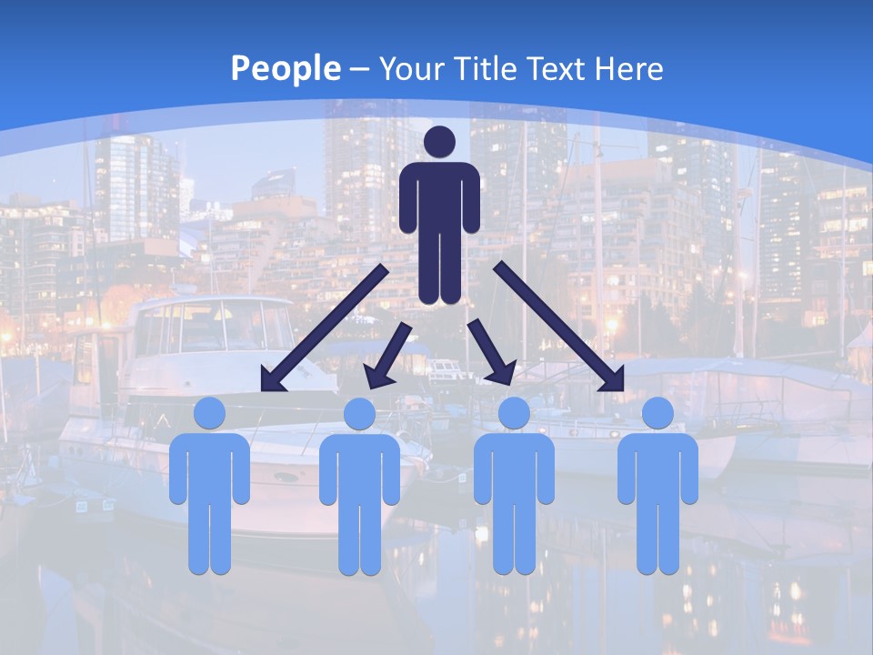 Downtown Falls Tower PowerPoint Template