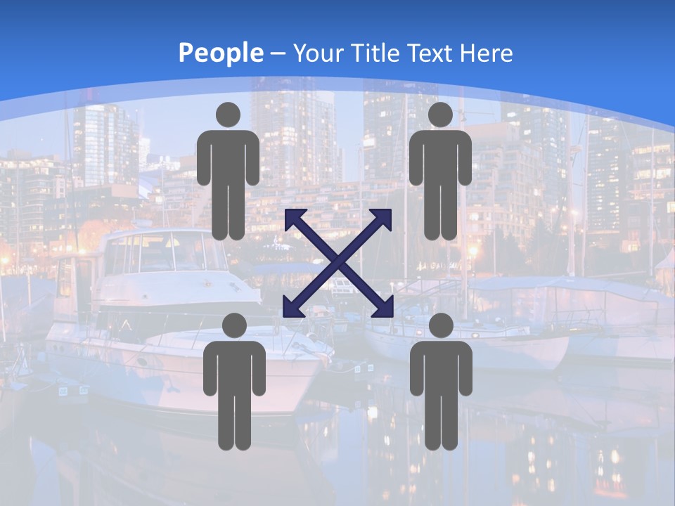 Downtown Falls Tower PowerPoint Template