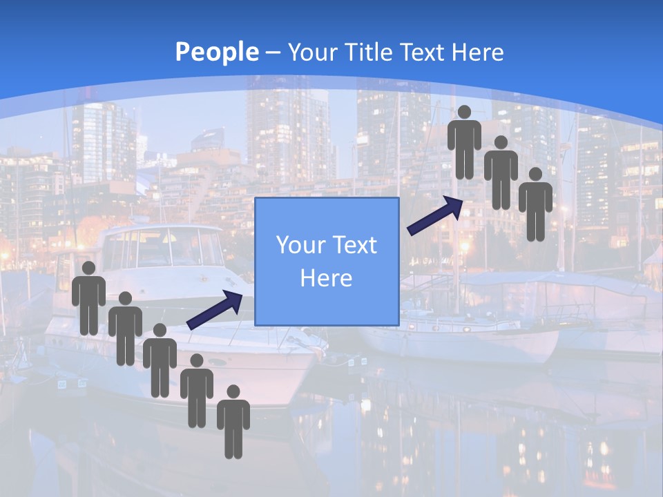 Downtown Falls Tower PowerPoint Template