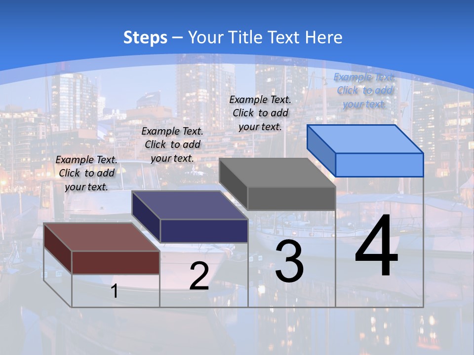 Downtown Falls Tower PowerPoint Template