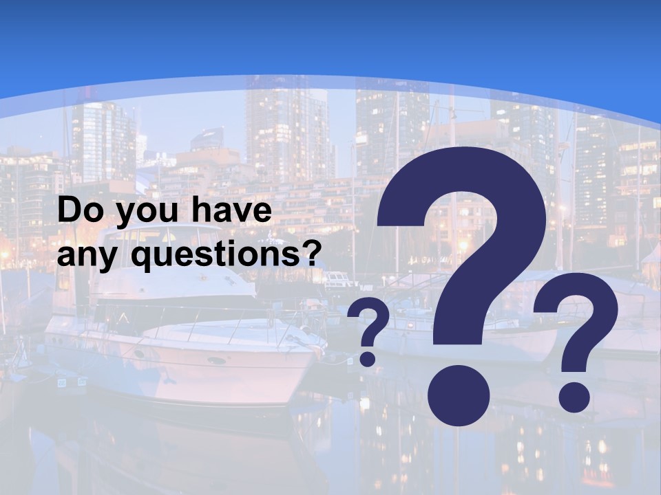 Downtown Falls Tower PowerPoint Template