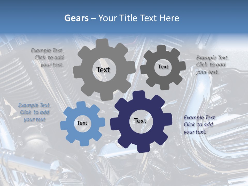 Horsepower Generation Black PowerPoint Template