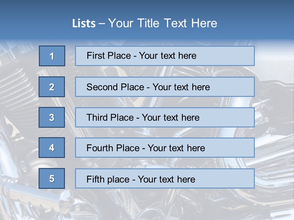 Horsepower Generation Black PowerPoint Template