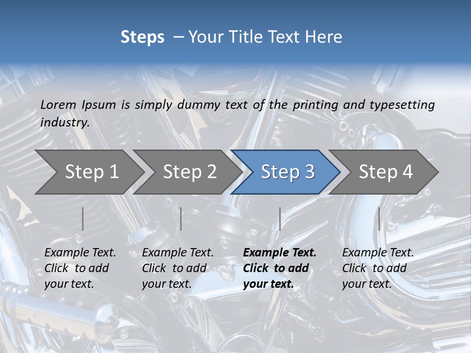 Horsepower Generation Black PowerPoint Template