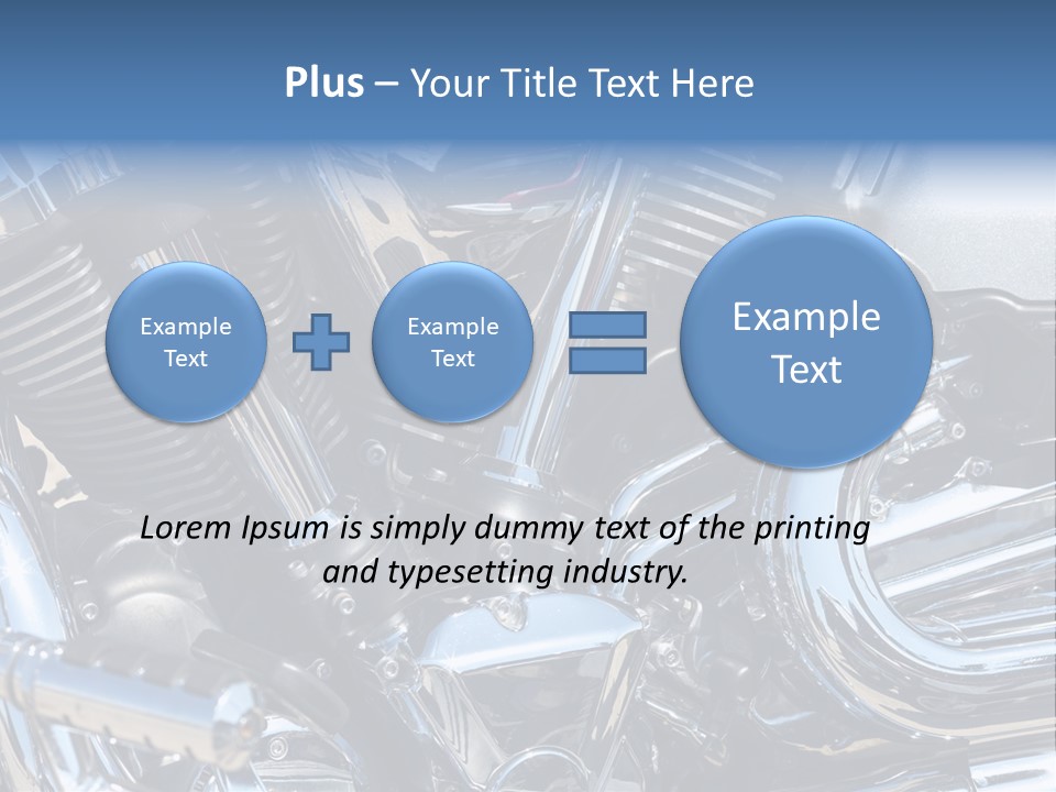 Horsepower Generation Black PowerPoint Template