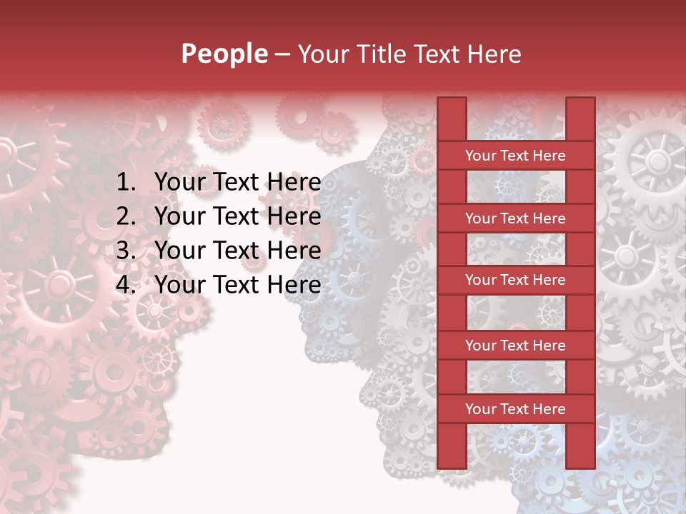 Employees Team Common Goals PowerPoint Template