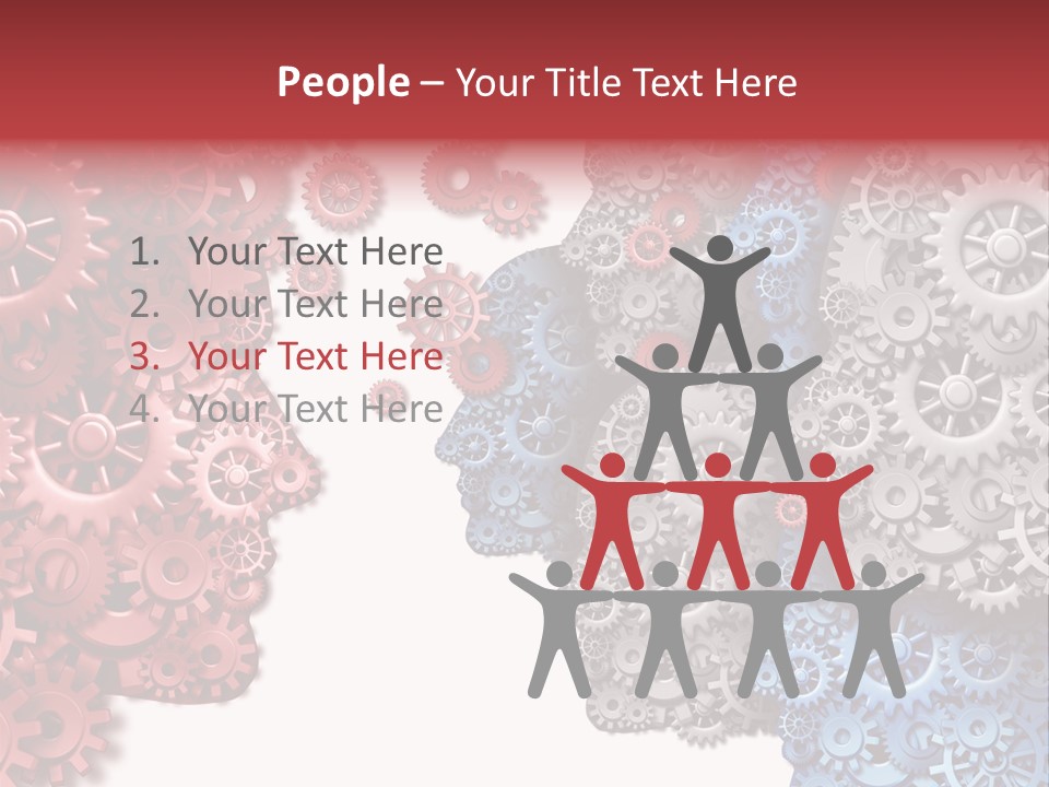 Employees Team Common Goals PowerPoint Template