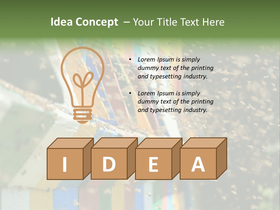 Many Approach Bush PowerPoint Template