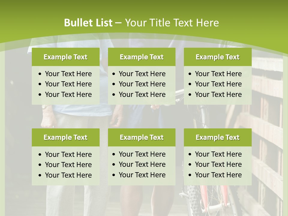 Female Elderly Retired PowerPoint Template